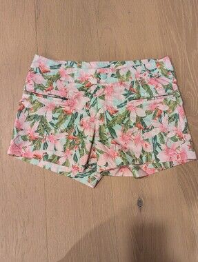 Floral Pink & Green Women's Shorts